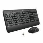 Tastatură și Mouse Fără Fir Logitech MK540 Franceză Negru Negru/Alb AZERTY