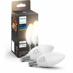 Bec LED Philips 8719514320628 Alb F E14 E27 470 lm (2 Unități)