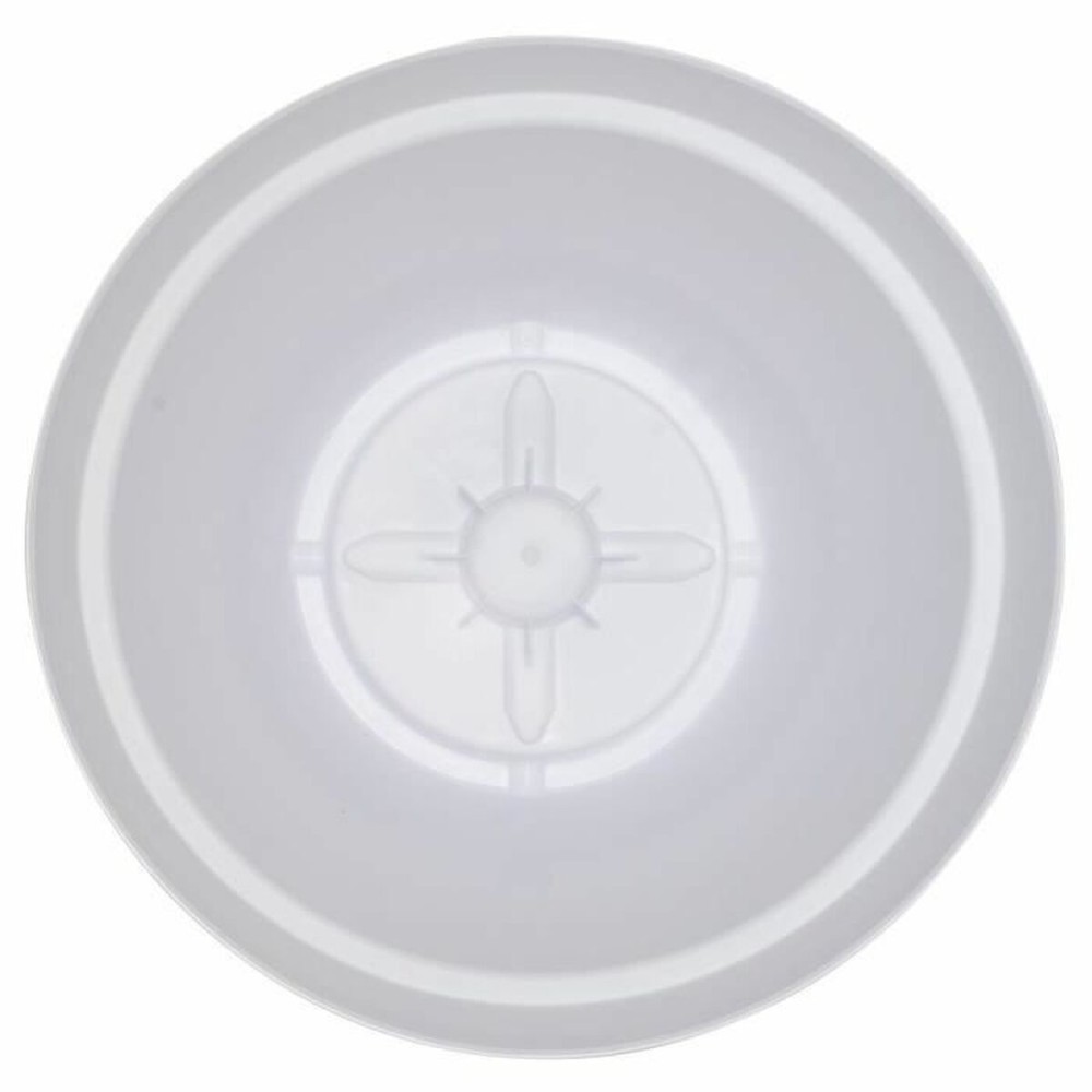 Ghiveci Riviera Alb Plastic Pătrat Ø 50 cm