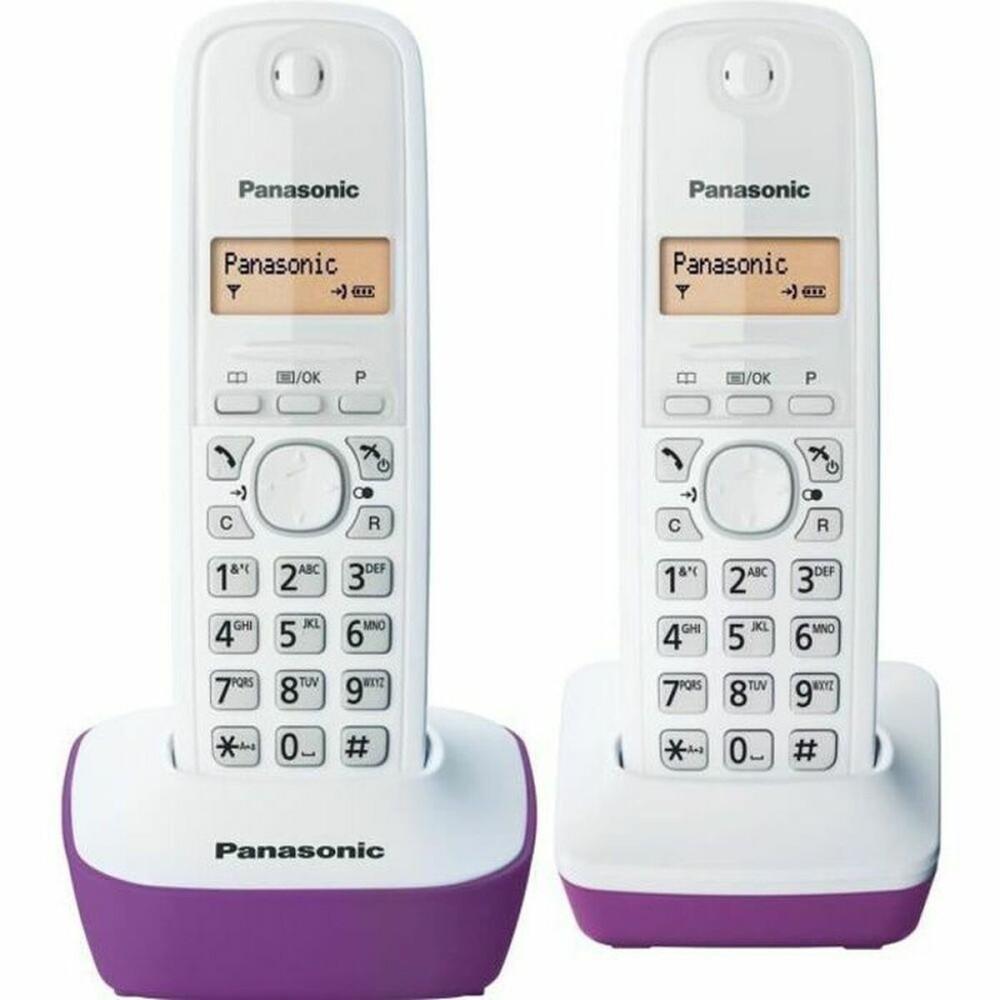 Telefon fără Fir Panasonic KX-TG1612FRF Mov