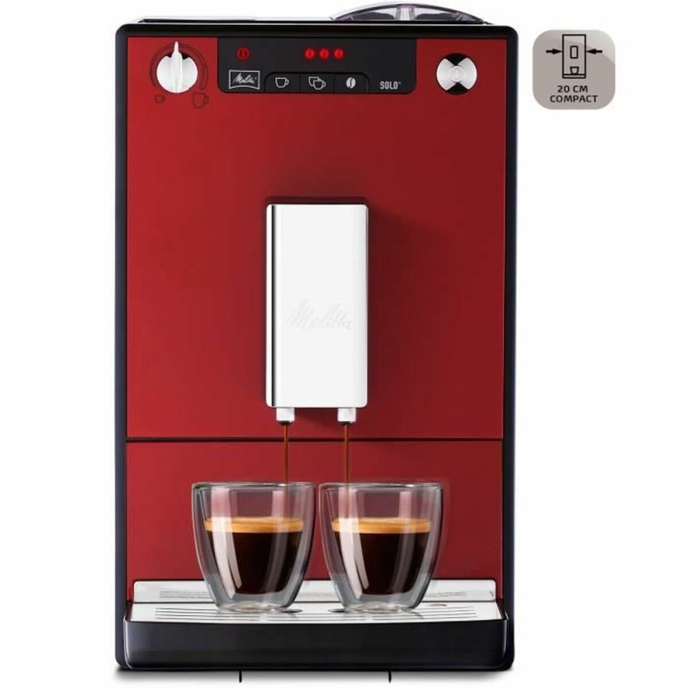 Aparat de cafea superautomat Melitta CAFFEO SOLO 1400 W Roșu 1400 W 15 bar