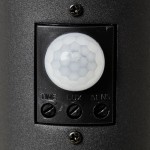 LED bollard light Brilliant Dody Senzor de Mişcare Metal Negru 10 W