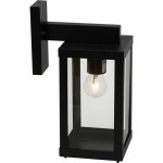 Lampă de perete Brilliant Gaia Exterior Negru Metal 60 W E27