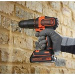 Șurubelniță electrică Black & Decker BDC718AS2F 18V 40 Nm