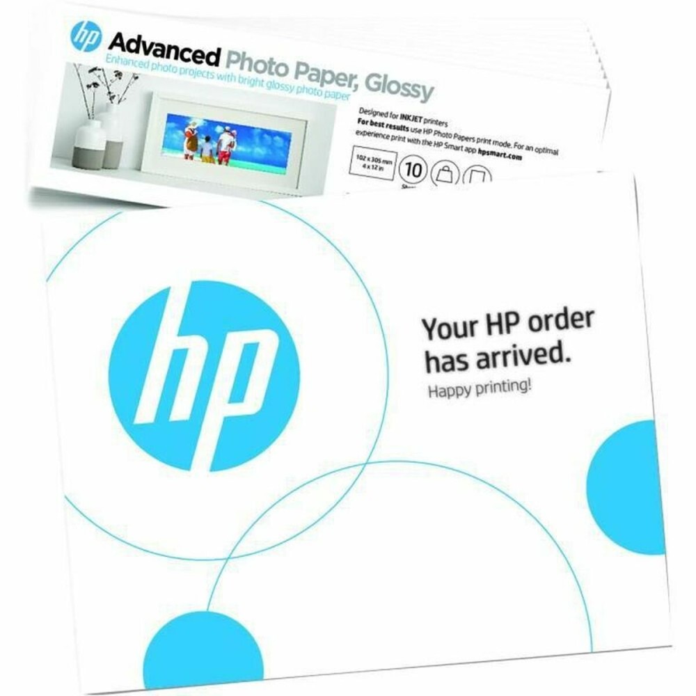 Bandă Laminată pentru Aparate de Etichetat HP 49V51A Alb (10 Unități)