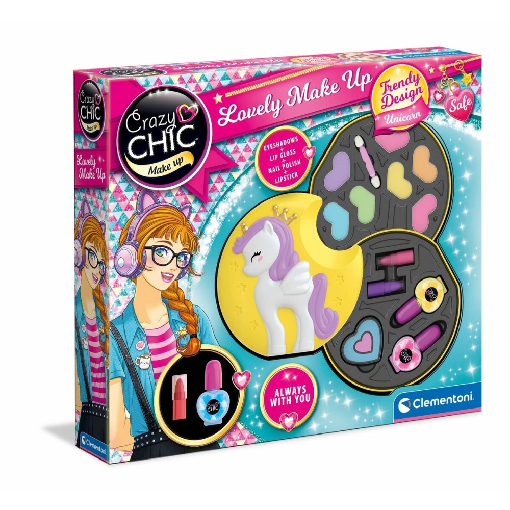 Set de Machiaj pentru Copii Clementoni 18643 Alb Multicolor