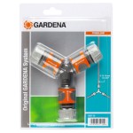 Conector de furtun Gardena 18287-20 Ø 15 mm 1/2" Triplu Sistem de irigare