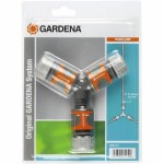 Conector de furtun Gardena 18287-20 Ø 15 mm 1/2" Triplu Sistem de irigare