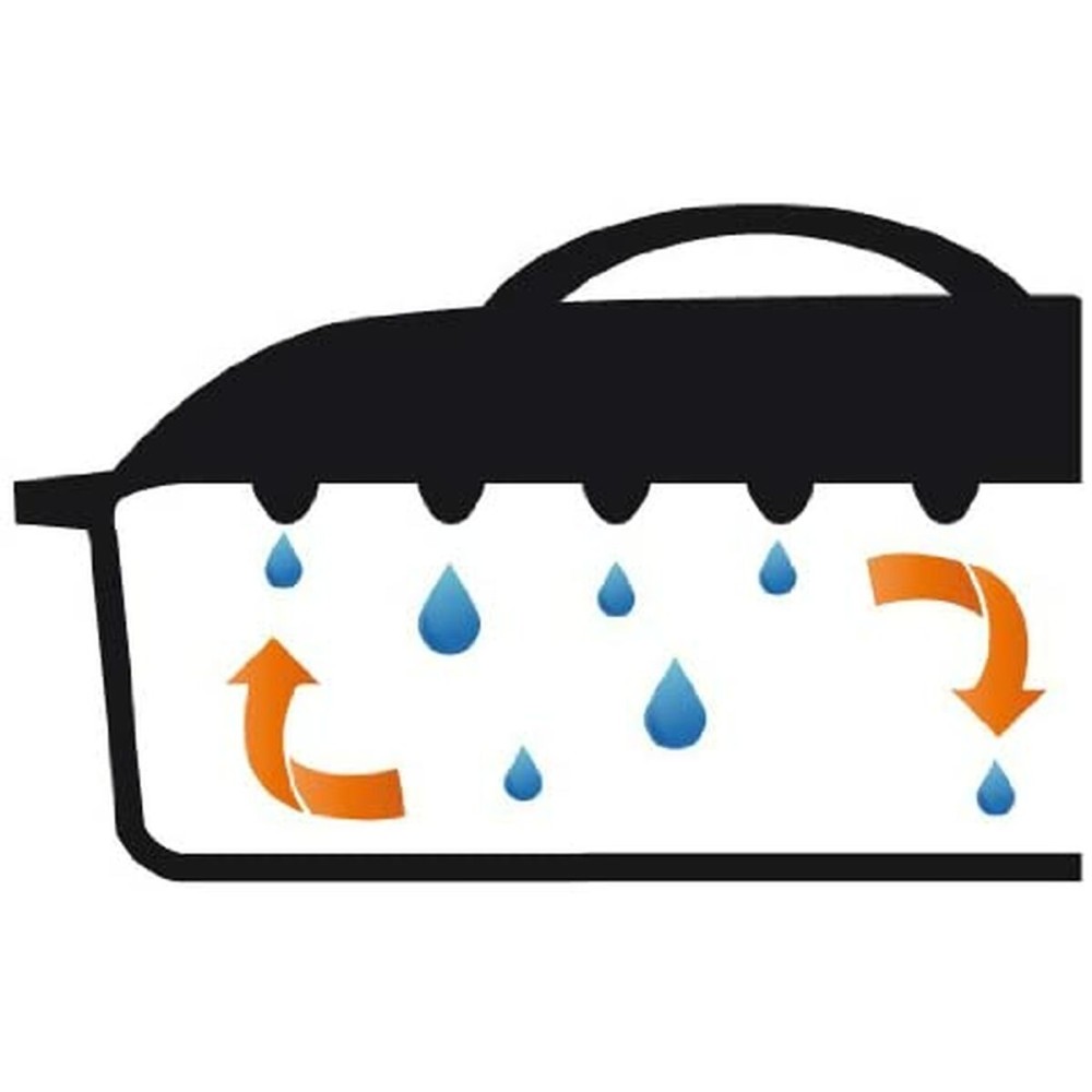 Tigaie GSW 717274 Albastru Alb Oțel 2 Piese