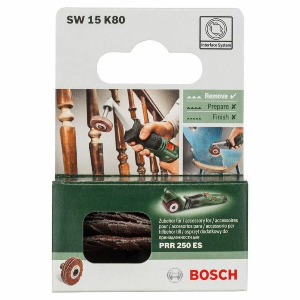 Perie abrazivă BOSCH SW 15 K80 Cilindru