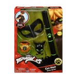 Costum Deghizare pentru Copii Miraculous: Tales of Ladybug & Cat Noir Transformation Set - Cat Noir 4 Piese Negru Multicolor