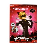 Costum Deghizare pentru Copii Miraculous: Tales of Ladybug & Cat Noir Transformation Set - Cat Noir 4 Piese Negru Multicolor