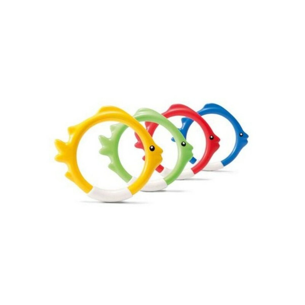 Set de Cercuri pentru Scufundare Intex Fish Games 4 Piese