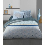 Set husă de pătură HOME LINGE PASSION Pat dublu 220 x 240 cm Albastru