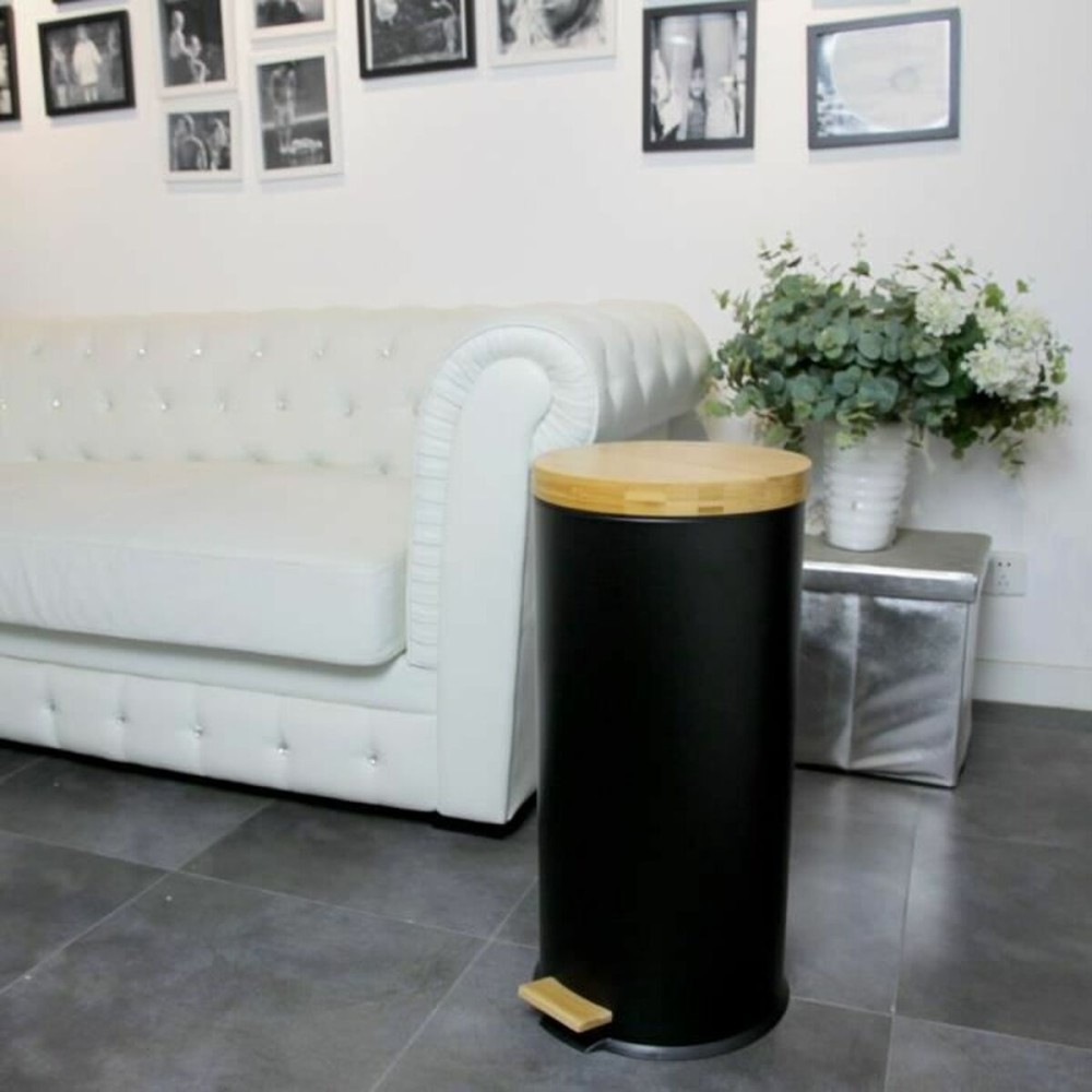 Coș de gunoi Kitchen Move   Negru Negru mat 30 L