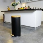 Coș de gunoi Kitchen Move   Negru Negru mat 30 L