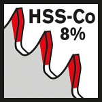 Set de coroane de găurire BOSCH Bimetal HSS 9 Piese