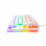 Tastatură Gaming The G-Lab Mercury AZERTY Alb