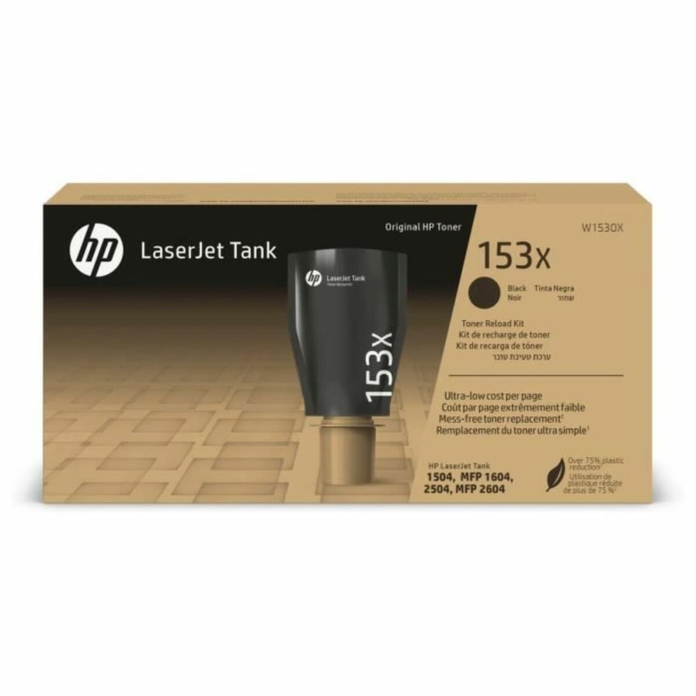Toner HP Kit de recarga de tóner Original HP 153X LaserJet Tank negro Negru
