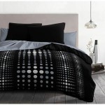 Set husă de pătură HOME LINGE PASSION Negru 240 x 260 cm