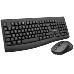 Tastatură și Mouse Bluestork Clavier Souris Sans Fil Negru