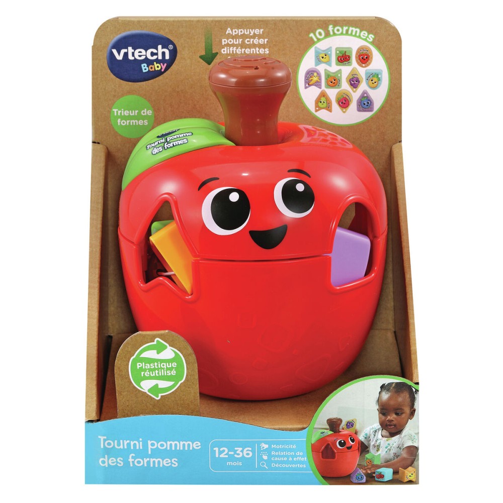 Jucărie interactivă pentru bebeluși Vtech Baby Tourni Pomme Des Formes
