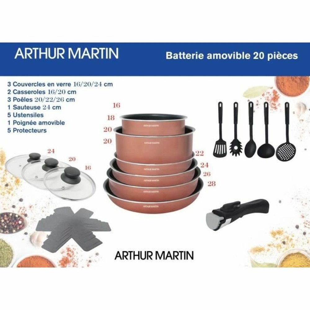 Vase de Gătit Arthur Martin   20 Piese