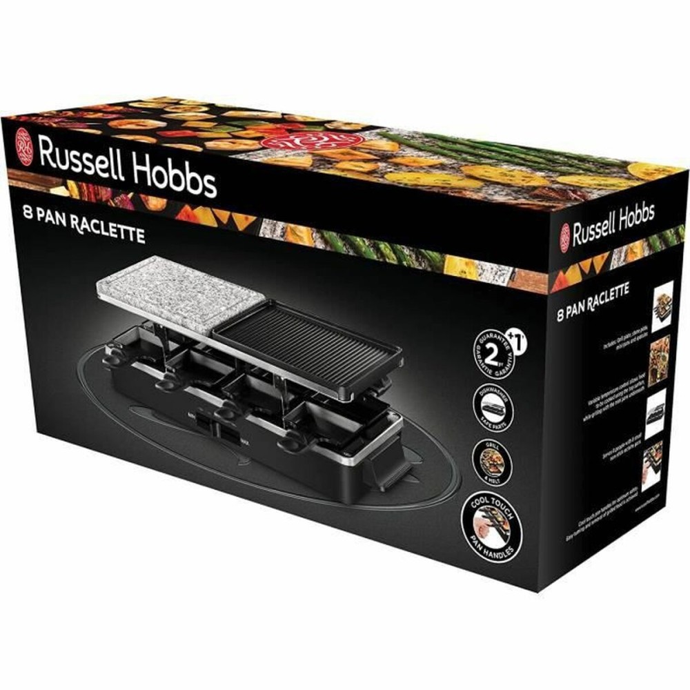 Plită de prăjit Russell Hobbs Raclette Negru