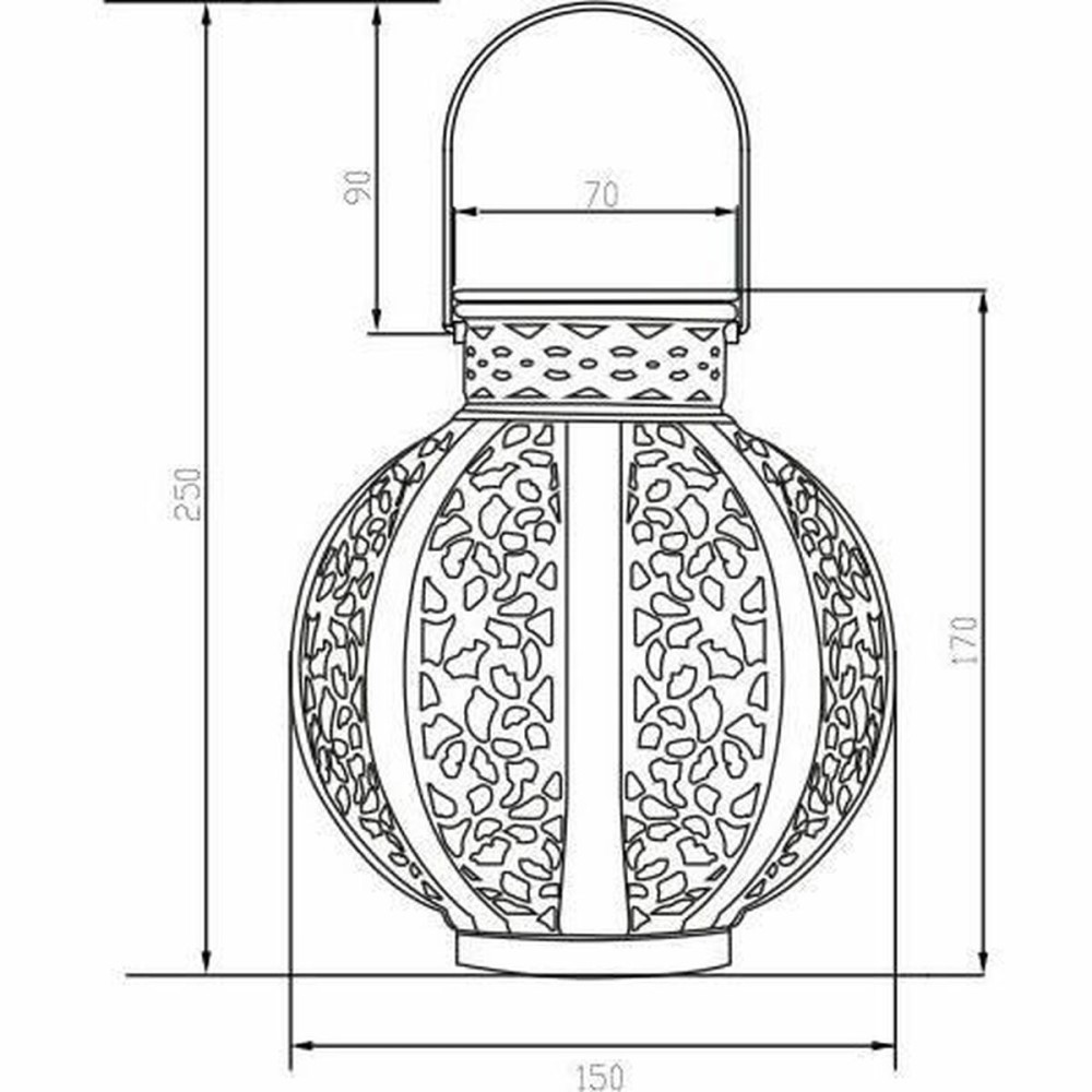 Lampă solară Galix Bej