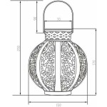 Lampă solară Galix Bej