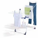 Suport de întins rufe Leifheit 81408 CLASSIC 200 Flex Oțel polipropilenă Plastic Albastru Alb 20 m