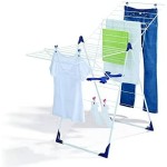 Suport de întins rufe Leifheit 81408 CLASSIC 200 Flex Oțel polipropilenă Plastic Albastru Alb 20 m