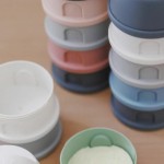 Dozator de Lapte Praf Béaba Roz/Gri