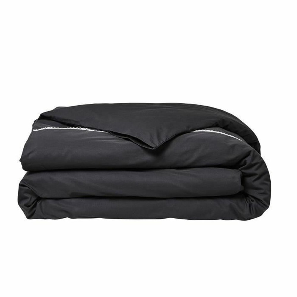 Set husă de pătură TODAY Percale Negru Gri Antracit 240 x 260 cm