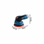 Șlefuitor orbital aleatoriu BOSCH GEX 12V-125 Professional 12 V