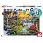 Puzzle Schmidt Spiele Dinosaurs Figurine 60 Piese