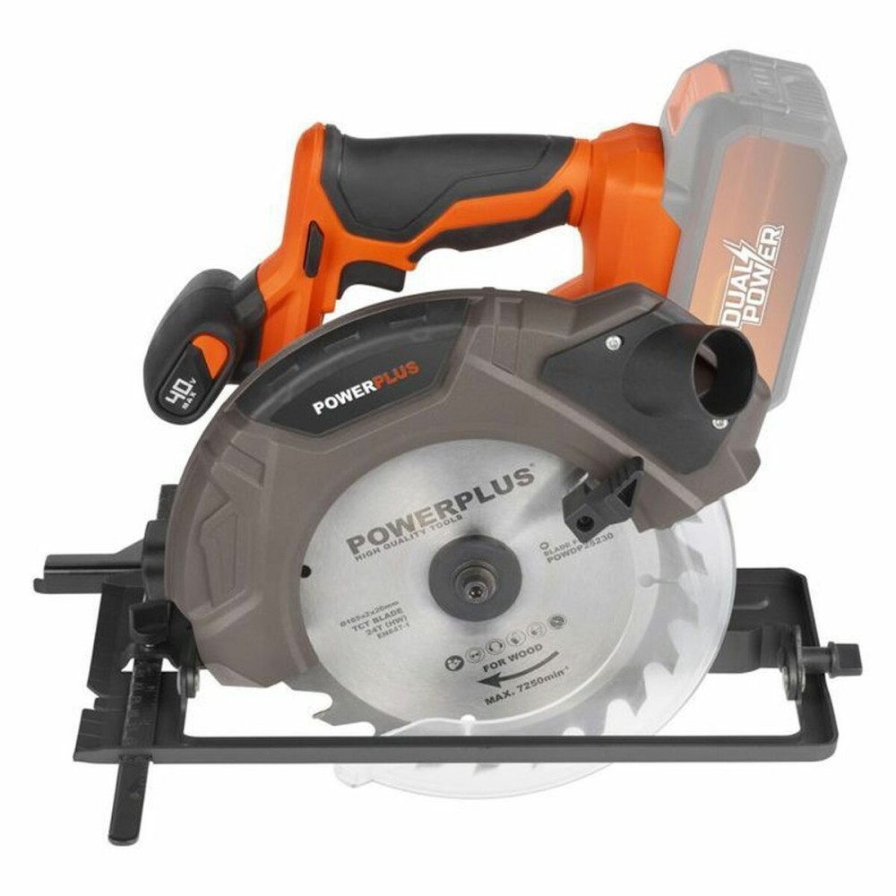 Fierăstrău circular Powerplus Dual Power Powdp25230 40 V Ø 18,5 cm