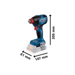 Șurubelniță electrică BOSCH GDX 18V-210 C Professional 210 Nm