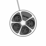 Placă de Circuit Prize 4 puncte de conectare cu întrerupător Chacon