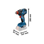 Șurubelniță electrică BOSCH GDX 18V-200 Professional 200 Nm