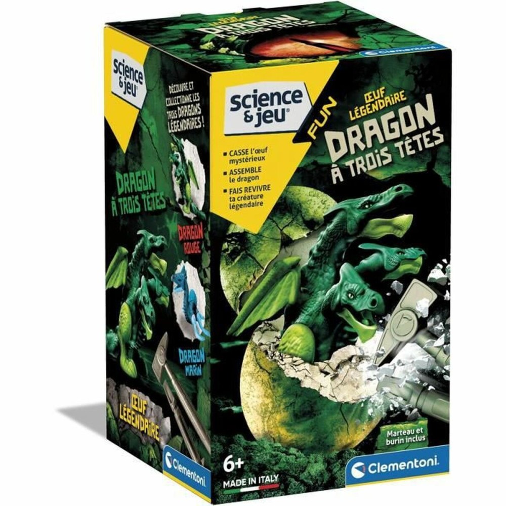 Dragon Baby Born Legendary egg - Dragon has three heads Verde