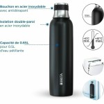 Termos Brita sodaTRIO Negru 650 ml