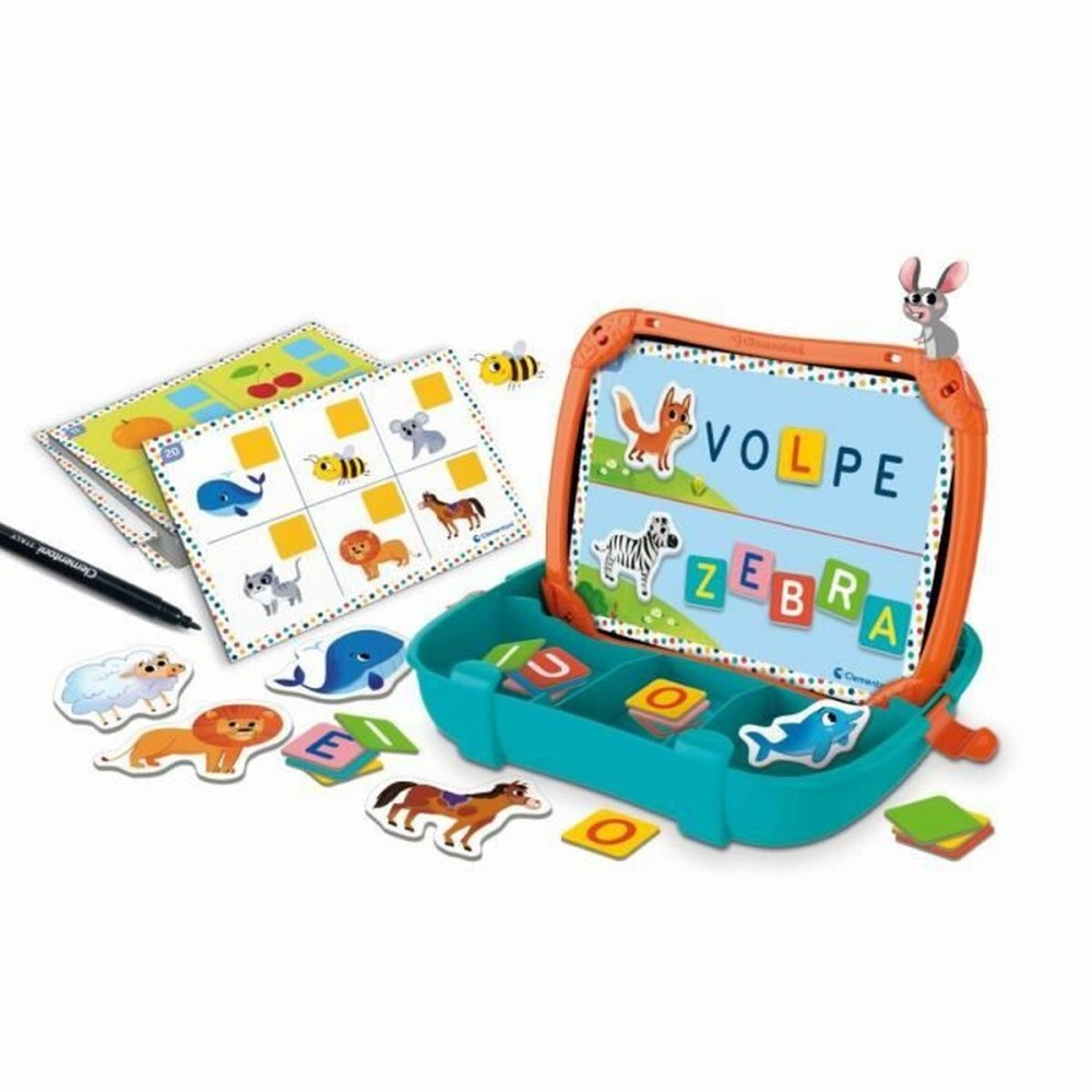 Joc de Masă Clementoni Magnetic Letters & Animals Case 27 x 23 x 5 cm 28 x 6 x 24 cm