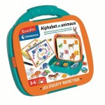 Joc de Masă Clementoni Magnetic Letters & Animals Case 27 x 23 x 5 cm 28 x 6 x 24 cm