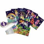 Desene pentru colorat Lansay Pixelo Coloring game Metal box (FR)