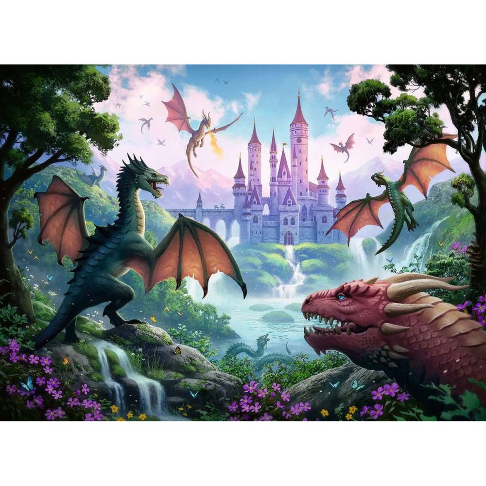 Puzzle Ravensburger 13356 The Dragon's Wrath XXL 300 Piese