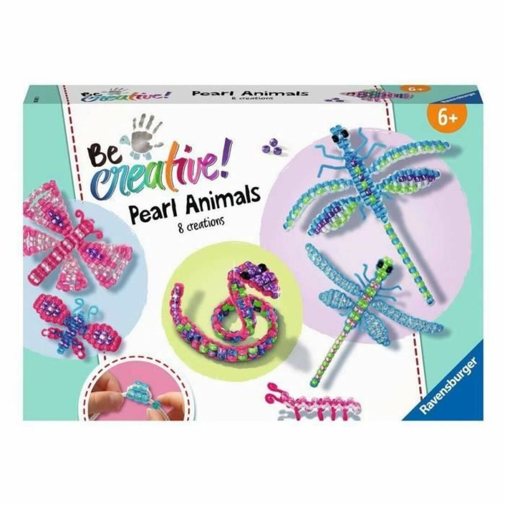 Set de Lucru Manual Ravensburger Be creative! Pearls Animals
