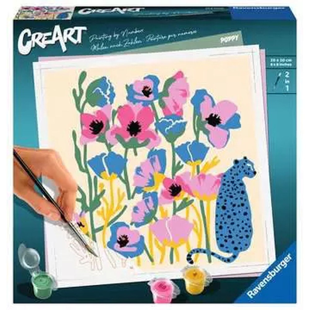 Set de pictură pe numere Ravensburger Flowers