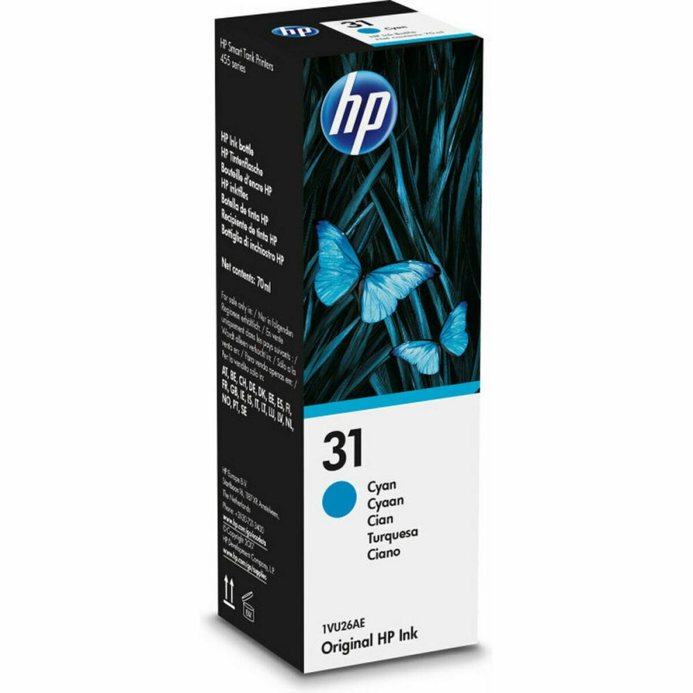 Toner pentru reîncărcare cartuș HP 1VU26AE 70 ml Cyan