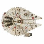 Set de Construcție Star Wars Millennium Falcon 223 piezas 43 x 31,4 x 22,4 cm Gri Multicolor